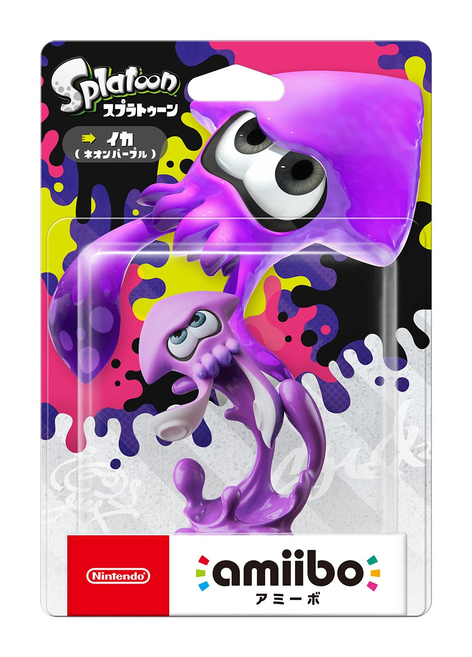 Nintendo Amiibo Inkling Squid Purple Nintendo Amiibo Inkling Squid Purple